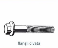 Civatalar   FLANŞLI CİVATA