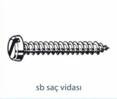 Vidalar   SB SAÇ VİDASI