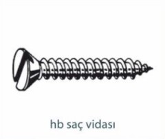 Vidalar   HB SAÇ VİDASI