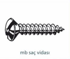 Vidalar   MB SAÇ VİDASI