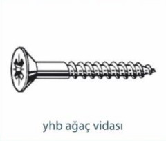 Vidalar   YHB AĞAÇ VİDASI