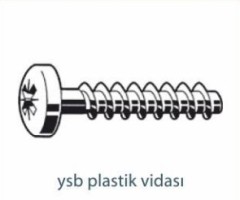 Vidalar   YSB PLASTİK VİDASI