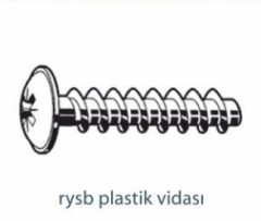 Vidalar   RYSB PLASTİK VİDASI