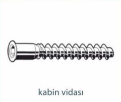 Vidalar   KABİN VİDASI