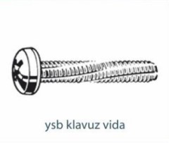 Vidalar   YSB KLAVUZ VİDA