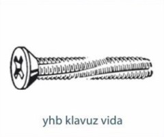 Vidalar   YHB KLAVUZ VİDA