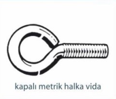 Vidalar   KAPALI METRİK HALKA VİDA