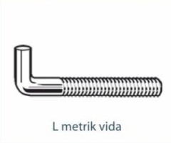 Vidalar   L METRİK VİDA