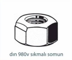 Somunlar   DIN 980 V SIKMALI SOMUN