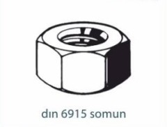 Somunlar   DIN 6915 SOMUN