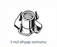 Somunlar   T NUT AHŞAP SOMUNU