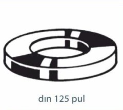 Pul ve Rondelalar   DIN 125 PUL
