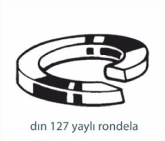 Pul ve Rondelalar   DIN 127 YAYLI RONDELA