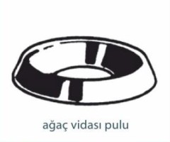 Pul ve Rondelalar   AĞAÇ VİDASI PULU