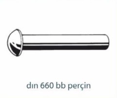Perçin ve Pimler   DIN 660 BB PERÇİN