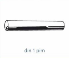 Perçin ve Pimler   DIN 1 PİM