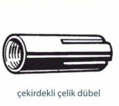 Dübeller   ÇEKİRDEKLİ ÇELİK DÜBEL