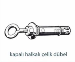 Dübeller   KAPALI HALKALI ÇELİK DÜBEL