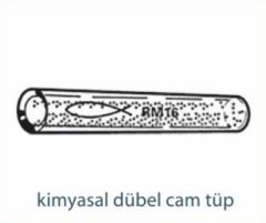 Gresörlük ve Tapalar   KİMYASAL DÜBEL CAM TÜP