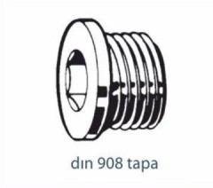 Gresörlük ve Tapalar   DIN 908 TAPA