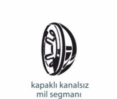 Segman ve Kamalar   KAPAKLI KANALSIZ MİL SEGMAN