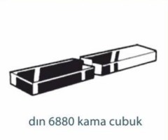 Segman ve Kamalar   DIN 6880 KAMA ÇUBUK