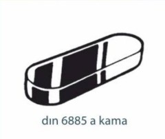 Segman ve Kamalar   DIN 6885 A KAMA