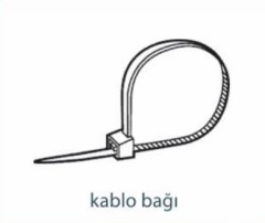 Kelepçeler ve Lastik Takozlar   KABLO BAĞI
