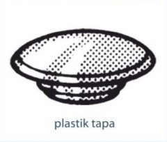 Kelepçeler ve Lastik Takozlar   PLASTİK TAPA
