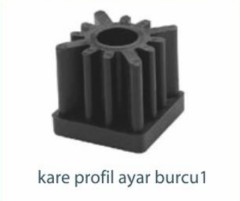Bakalit Sıkmalar   KARE PROFİL AYAR BURCU 1